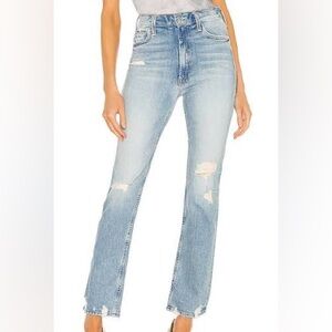 NWT MOTHER High Waisted Rider Skimp Jeans Size 29 Confession Wash